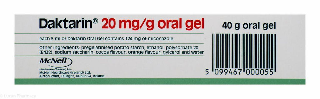 Daktarin - 20 mg/g Oral Gel - 40g - Medipharm Online