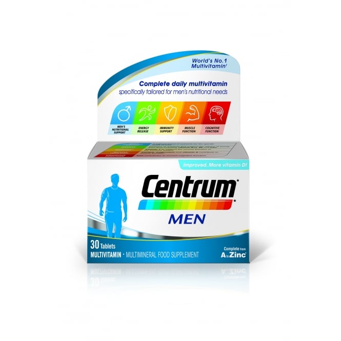 Centrum - Men Multivitamins - 30 Pack - Medipharm Online - Cheap Online Pharmacy Dublin Ireland Europe Best Price