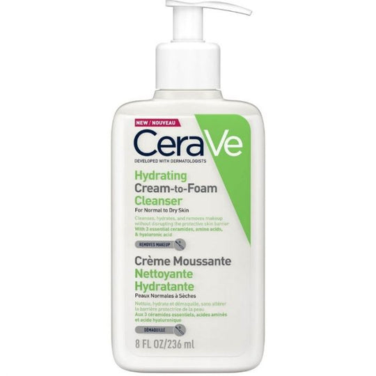 Cerave Hydrating Cream-to-Foam Cleanser 236ml