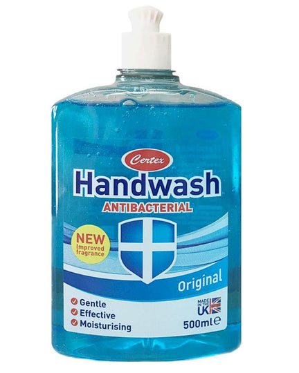 Certex Antibacterial Handwash Blue 500ml - Medipharm Online