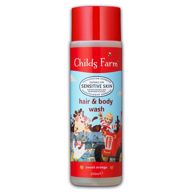 Childs Farm Sensitive Hair & Body Wash Sweet Orange 250ml - Medipharm Online
