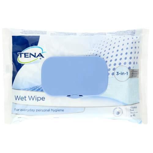 Tena - 3 In 1 Wet Wipes - 48 Pack - Medipharm Online