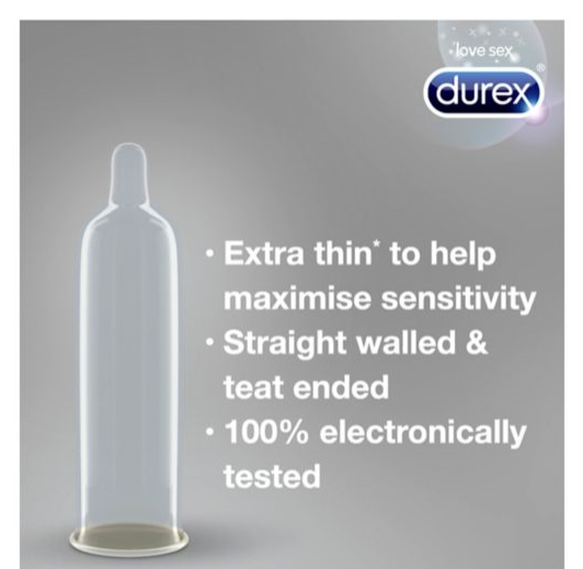 Durex - Ultimate Invisible Extra Sensitive - 12 Condoms - Medipharm Online - Cheap Online Pharmacy Dublin Ireland Europe Best Price