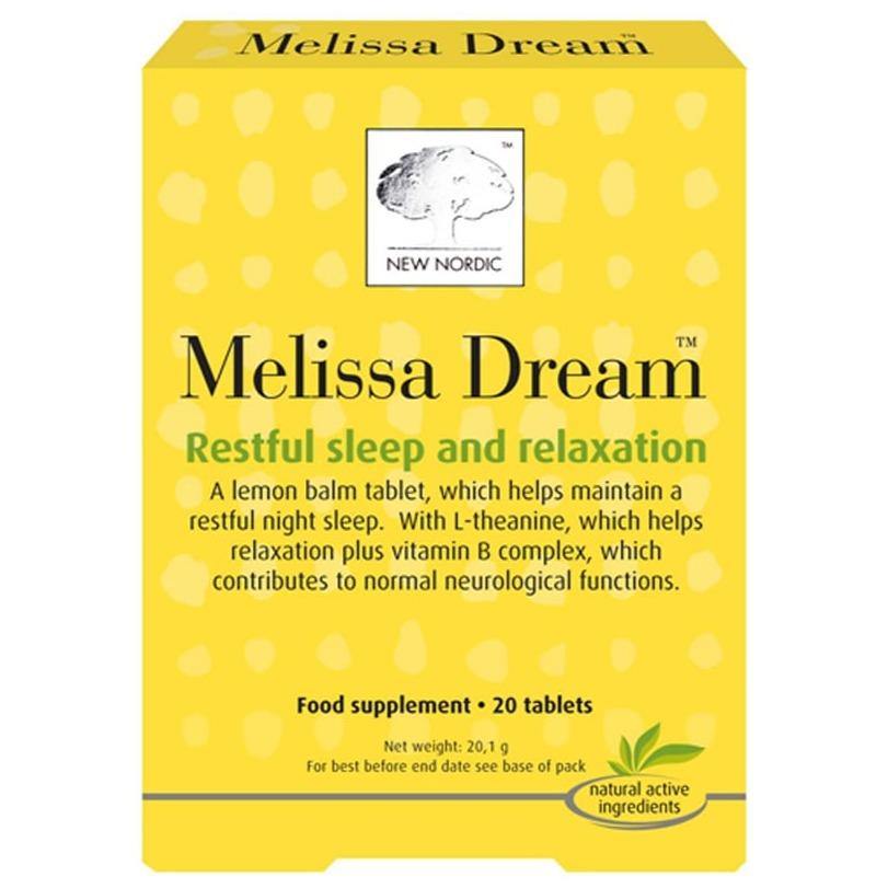 Melissa Dream Restful Sleep 20 Tablets - Medipharm Online