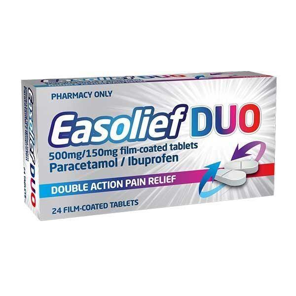 Easolief DUO 500mg/150mg 24 Tablets - Medipharm Online