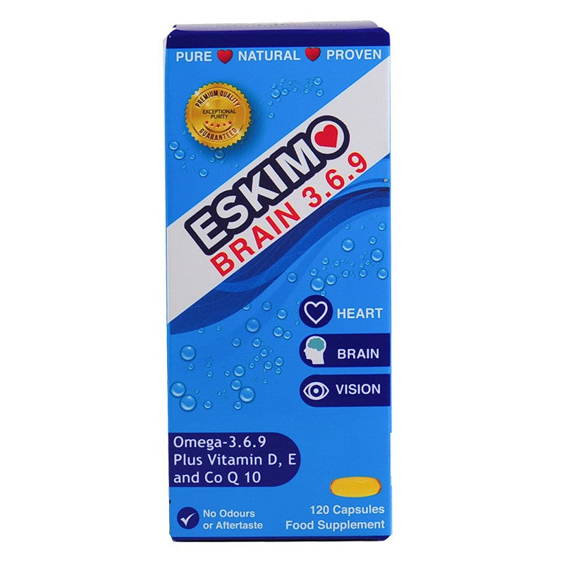 Eskimo Brain - 3.6.9. Capsules - 120 Pack - Medipharm Online - Cheap Online Pharmacy Dublin Ireland Europe Best Price
