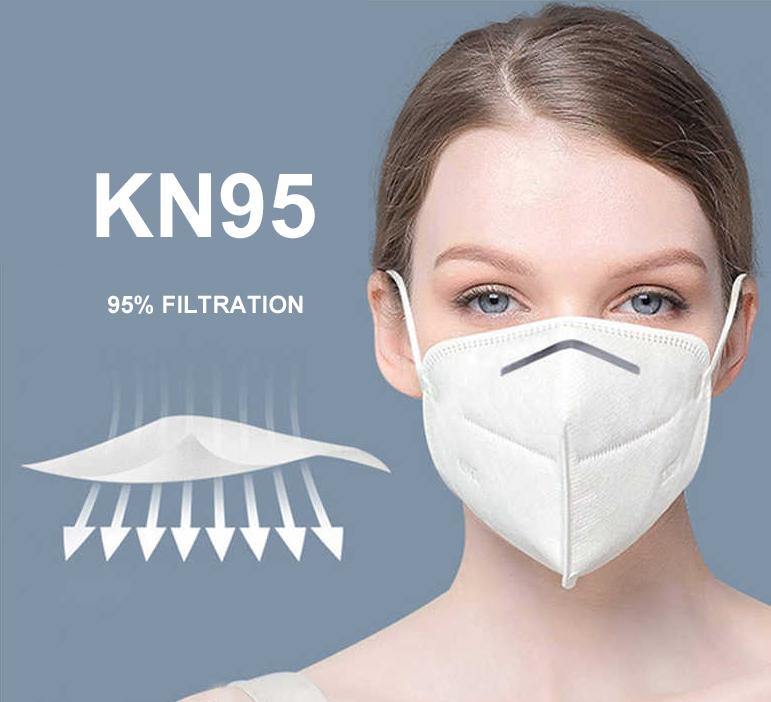 Face Mask Protective KN95 with Adjustable Nose Clip Pack of 10 - Medipharm Online