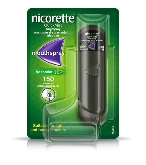 Nicorette QuickMist Freshmint 1mg/Spray - Medipharm Online