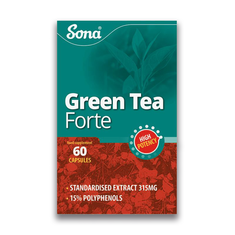 Sona - Green Tea Forte - 60 capsules - Medipharm Online - Cheap Online Pharmacy Dublin Ireland Europe Best Price