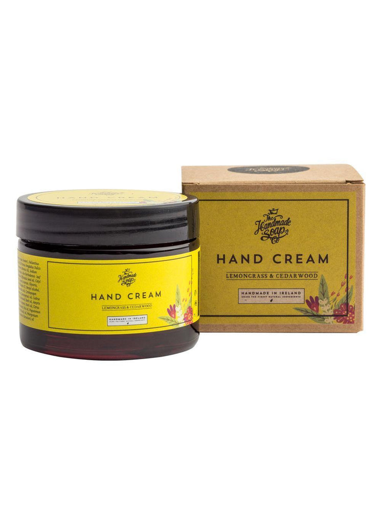 The Handmade Soap Company Lemongrass & Cedarwood Hand Cream 50g - Medipharm Online