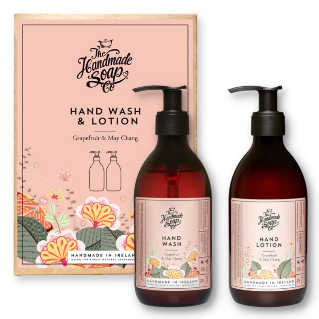 The Handmade Soap Company Grapefruit & May Chang Hand Wash & Hand Lotion Kit