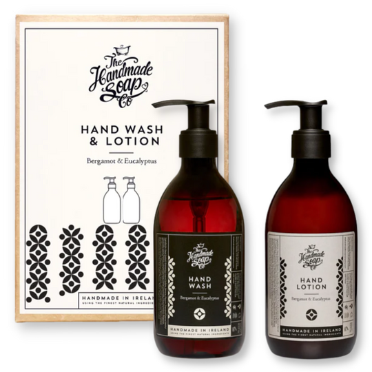 The Handmade Soap Company Bergamot & Eucalyptus Hand Wash & Hand Lotion Kit