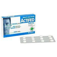 Actifed 60mg/2.5mg Tablets 12 Pack - Medipharm Online - Cheap Online Pharmacy Dublin Ireland Europe Best Price