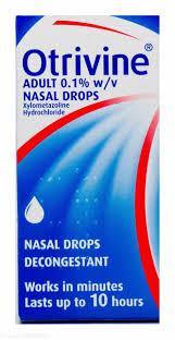 Otrivine Adult Nasal Drops 0.1% Xylometazoline 10ml - Medipharm Online - Cheap Online Pharmacy Dublin Ireland Europe Best Price
