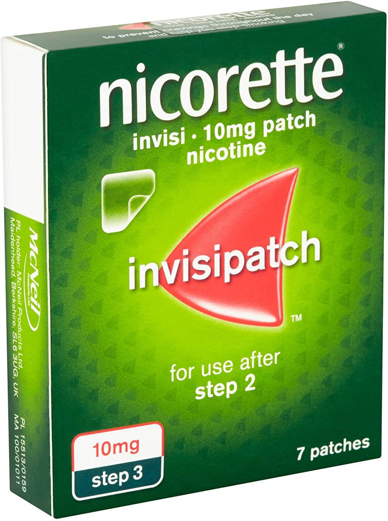 Nicorette Invisi 10mg Patches - Medipharm Online