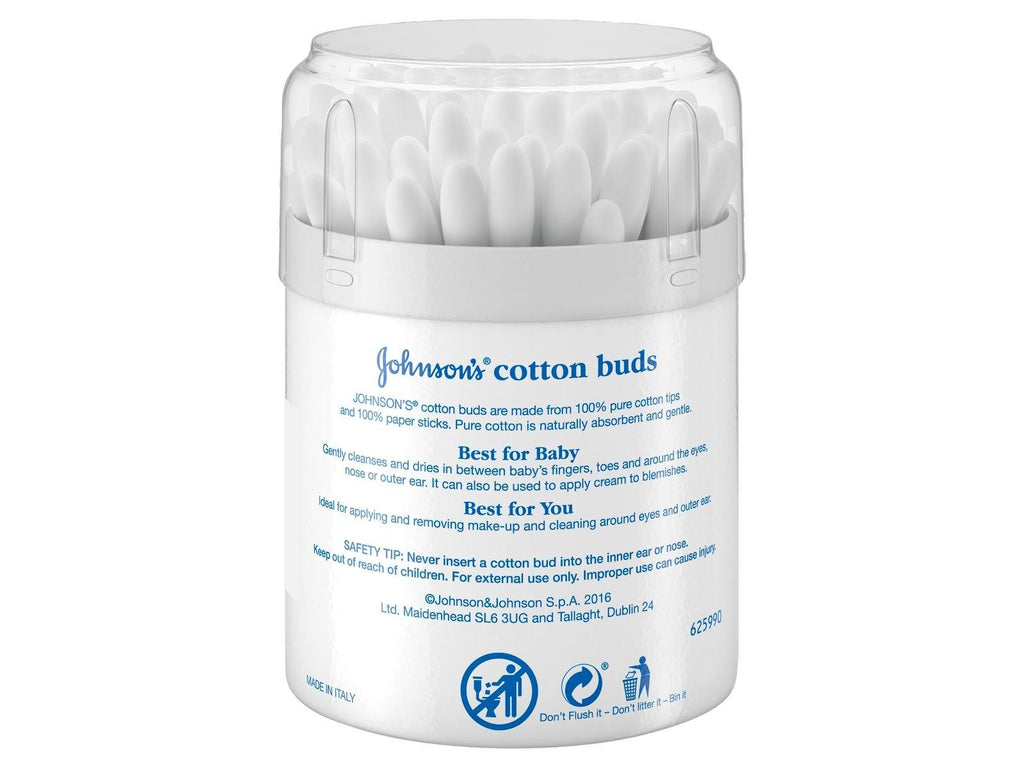 Johnson's Baby Cotton Buds - 100 Pack - Medipharm Online - Cheap Online Pharmacy Dublin Ireland Europe Best Price