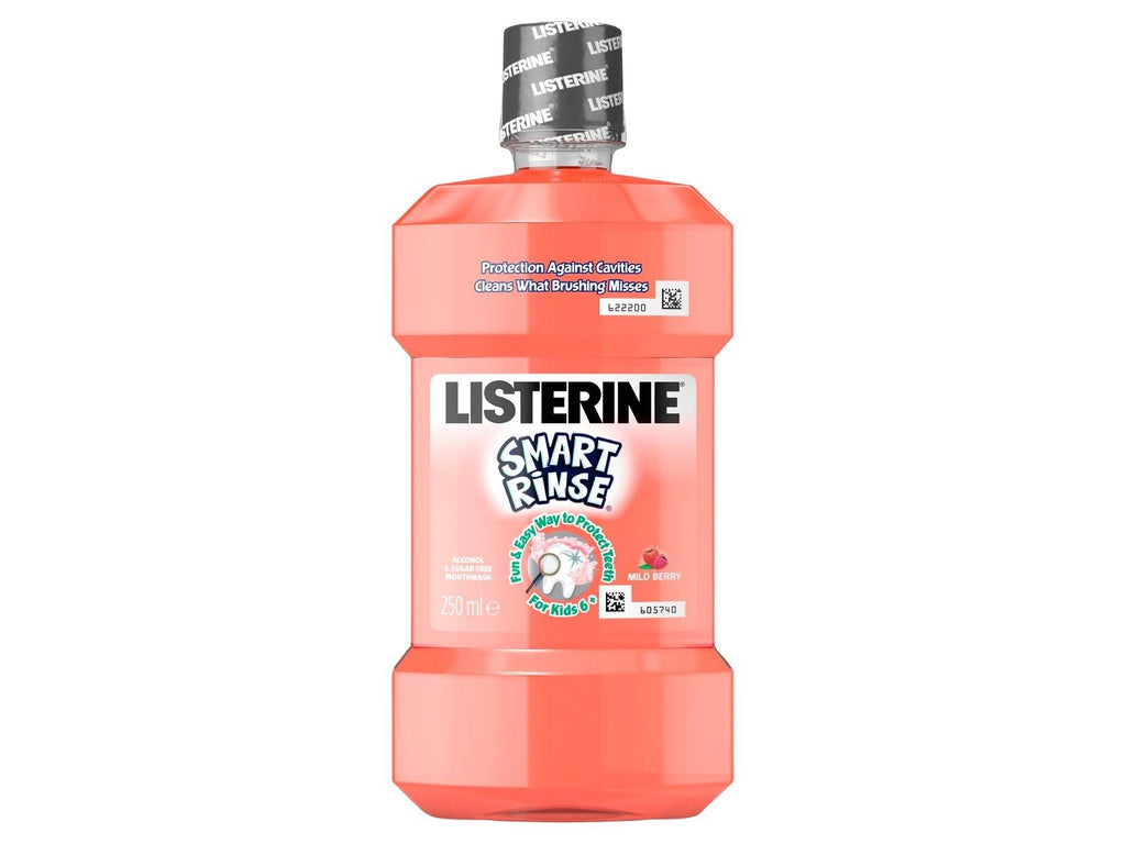 Listerine - Smart Rinse Mild Berry - 250ml - Medipharm Online - Cheap Online Pharmacy Dublin Ireland Europe Best Price