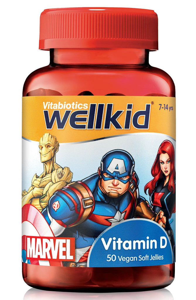 Vitabiotics Wellkid Marvel Vitamin D 50 Gummies - Medipharm Online