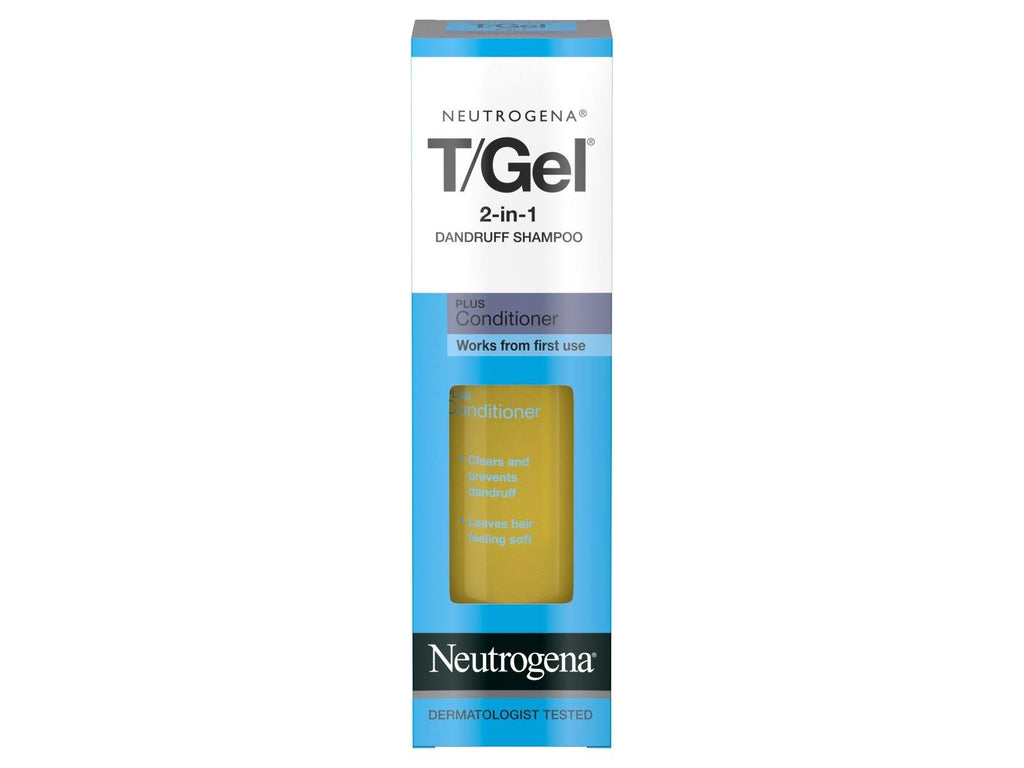 Neutrogena T/Gel 2 In 1 Dandruff Shampoo + Conditioner - 250ml - Medipharm Online - Cheap Online Pharmacy Dublin Ireland Europe Best Price