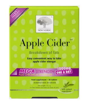 New Nordic Apple Cider Mega Strength 1000mg 30 Pack - Medipharm Online - Cheap Online Pharmacy Dublin Ireland Europe Best Price