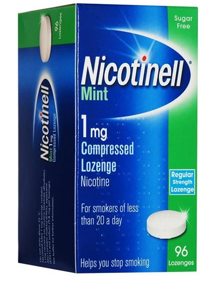 Nicotinell 1mg Mint Lozenge 96 Pack - Medipharm Online - Cheap Online Pharmacy Dublin Ireland Europe Best Price