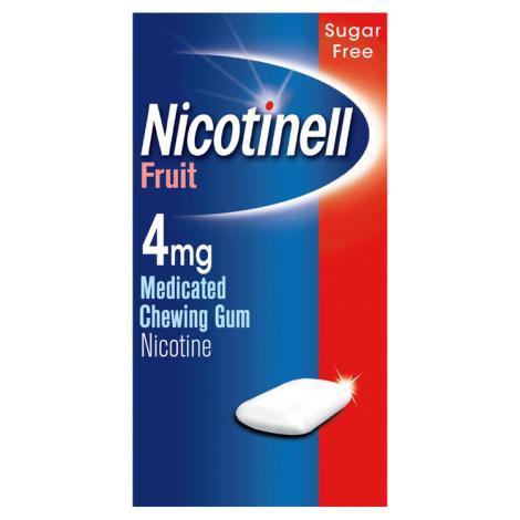 Nicotinell 4mg Fruit Gum 24 Pack - Medipharm Online