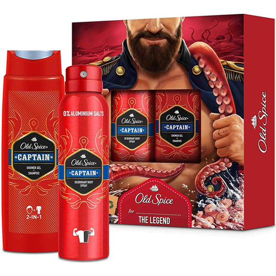 Old Spice For The Legend Captain Gift Set