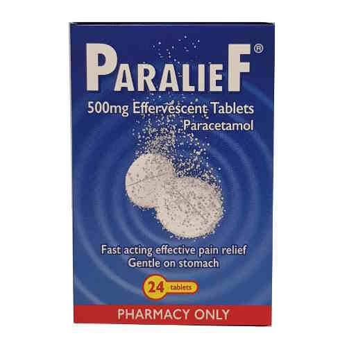 Paralief 500mg 24 Effervescent Tablets - Medipharm Online