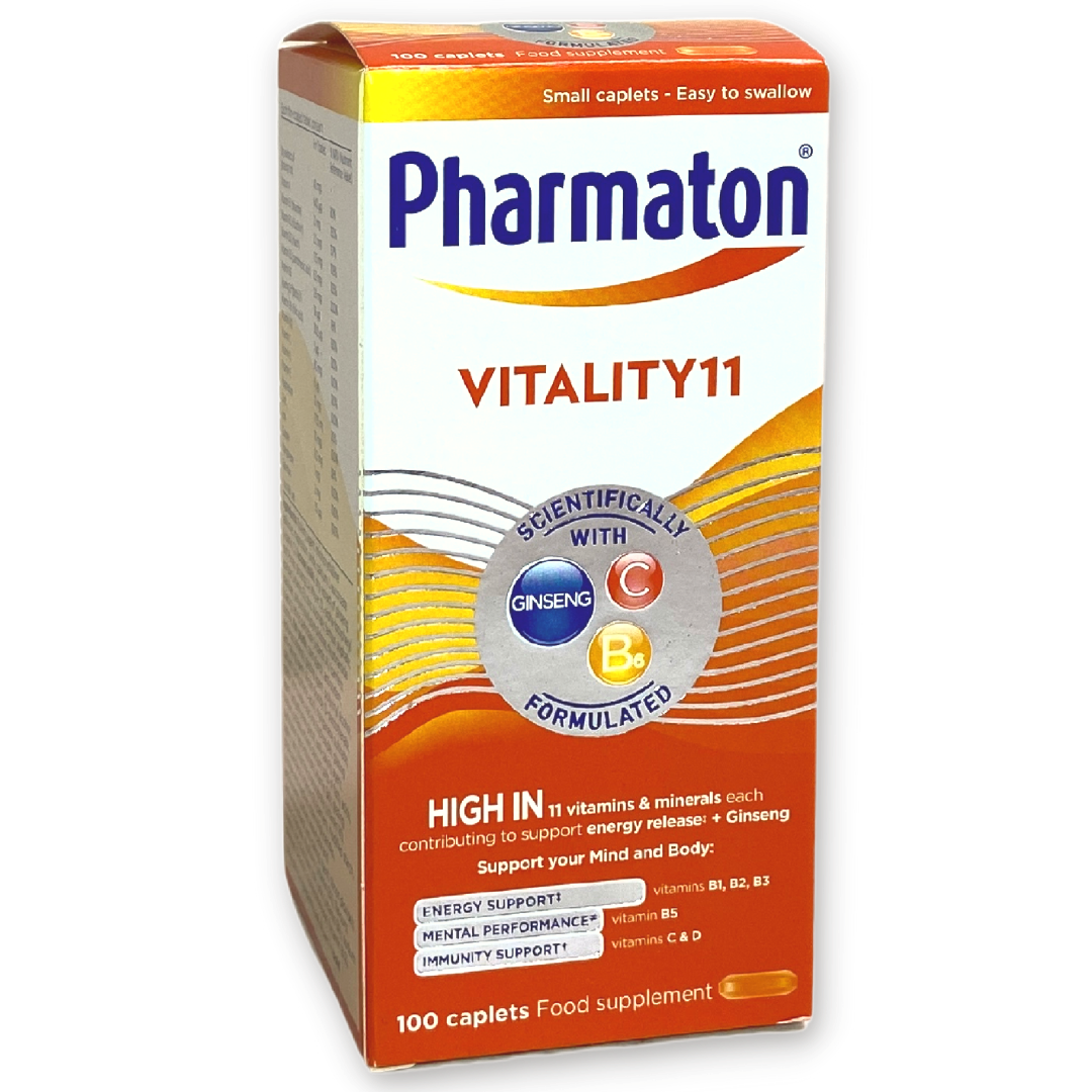 Pharmaton VITALITY 11 Multivitamin & Mineral 100 Caps