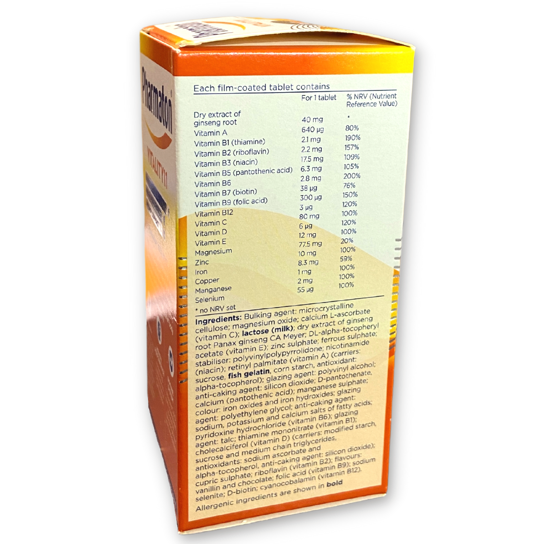Pharmaton VITALITY 11 Multivitamin & Mineral 100 Caps