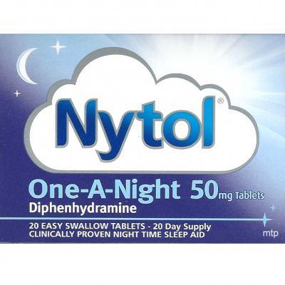 Nytol One A Night 50mg Tablets - Medipharm Online