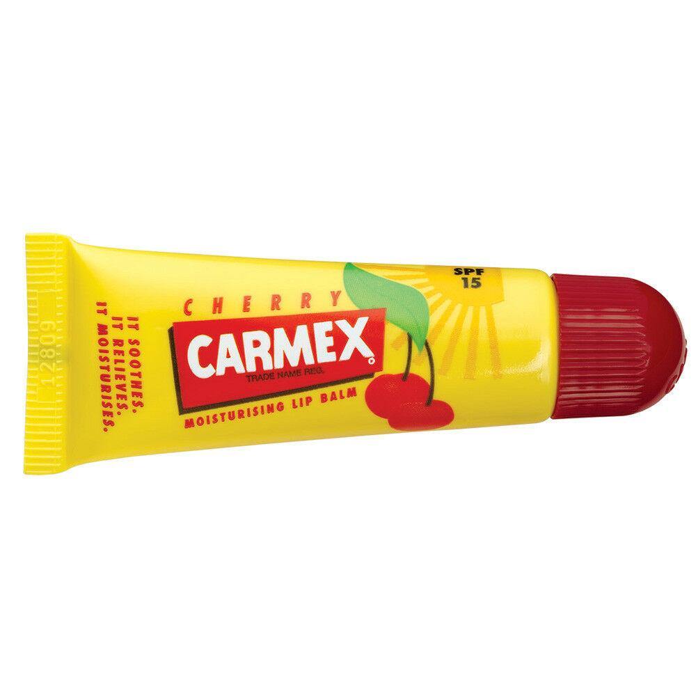 Carmex - Lip Balm Cherry Tube SPF15 - 10g - Medipharm Online - Cheap Online Pharmacy Dublin Ireland Europe Best Price