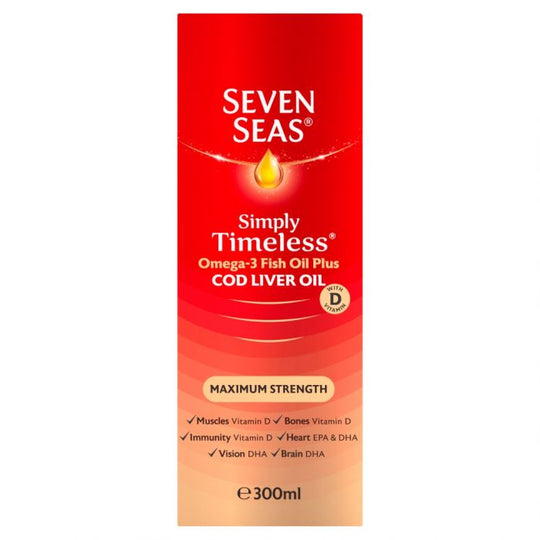 Seven Seas Maximum Strength Cod Liver Oil 300ml - Medipharm Online - Cheap Online Pharmacy Dublin Ireland Europe Best Price