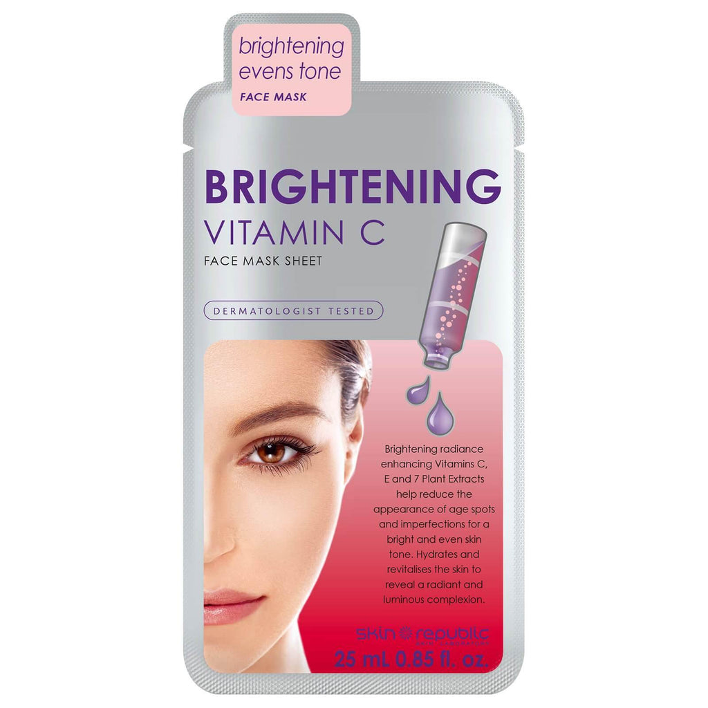 Skin Republic Brightening Vitamin C Face Mask Sheet - Medipharm Online