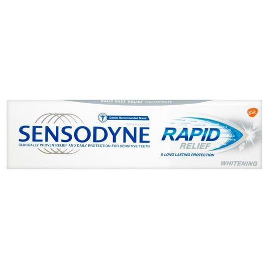 Sensodyne Rapid Relief Whitening 75ml - Medipharm Online