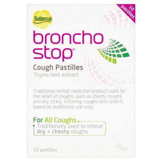 Buttercup Broncho Stop Cough Pastilles 10 pack - Medipharm Online