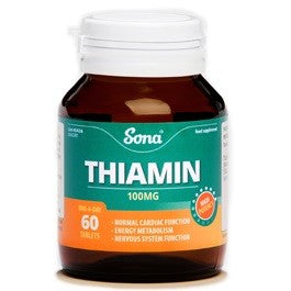Sona Thiamin (Vitamin B1) 100mg - 60 Tablets - Medipharm Online - Cheap Online Pharmacy Dublin Ireland Europe Best Price