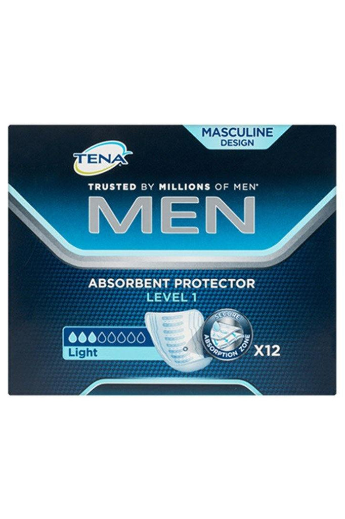 Tena Men Pads Level 1 light - 12 Pack - Medipharm Online