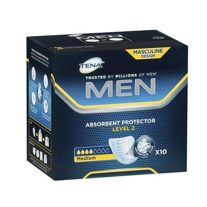 Tena Men Pads Level 2 10 Pack - Medipharm Online