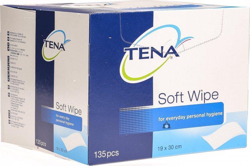 Tena Soft Wipe 19 x 30cm 135 Pack - Medipharm Online - Cheap Online Pharmacy Dublin Ireland Europe Best Price
