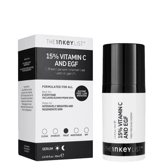 The Inkey List Vitamin C 15% & EGF Serum 30ml