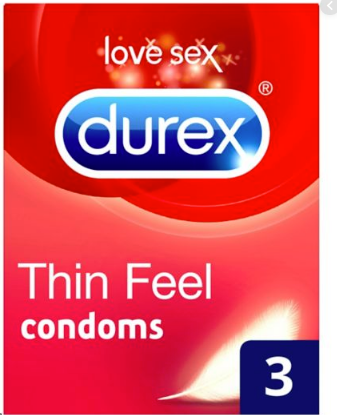 Durex Condoms Thin Feel 3 Pack - Medipharm Online