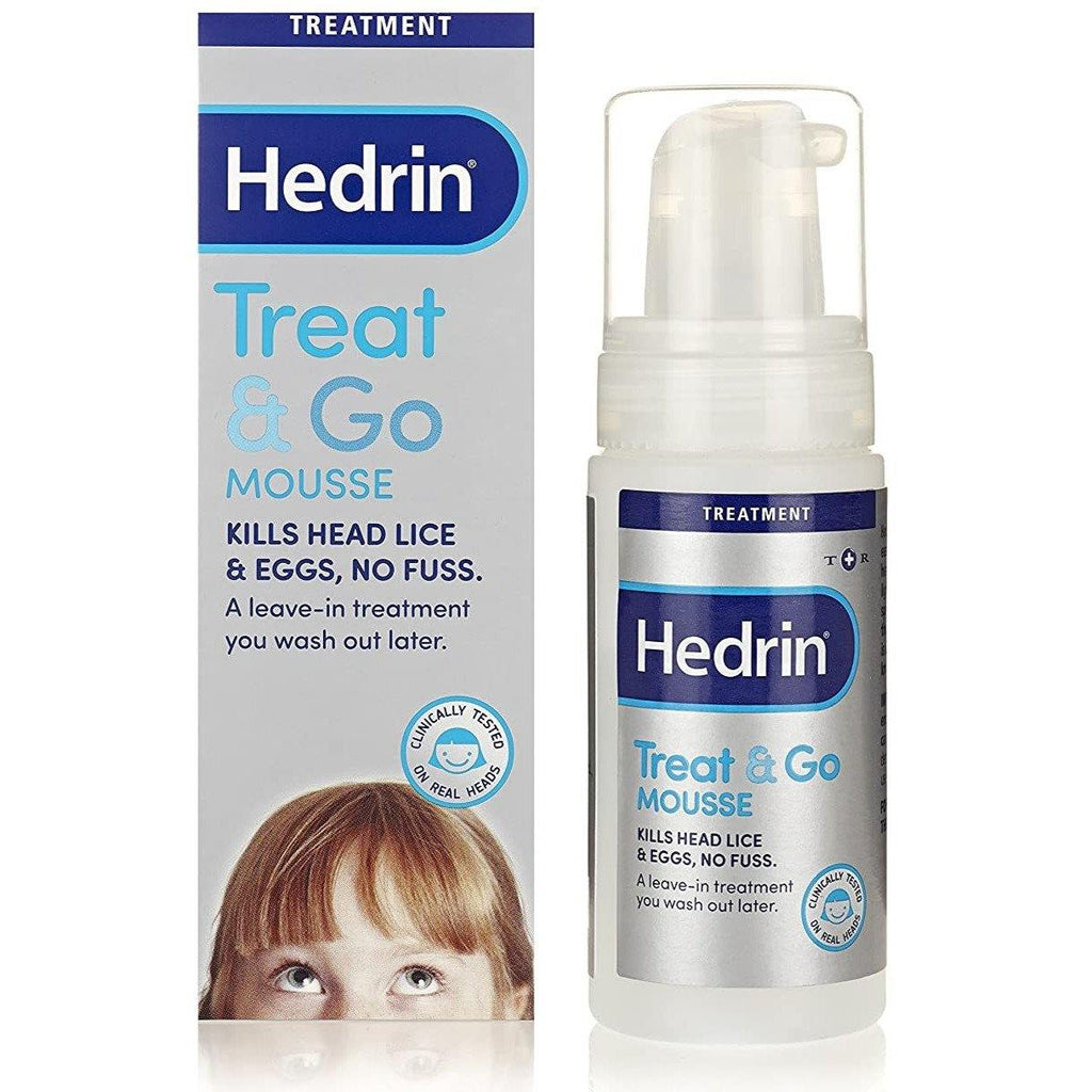 Hedrin Treat & Go Head Lice Mousse 100ml - Medipharm Online