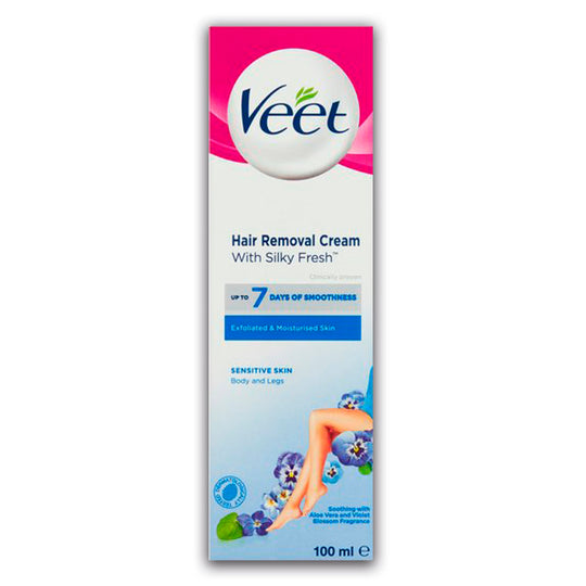 Veet Hair Removal Cream For Sensitive Skin Body & Legs 100ml
